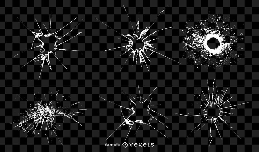 Glass hole set Glass hole set