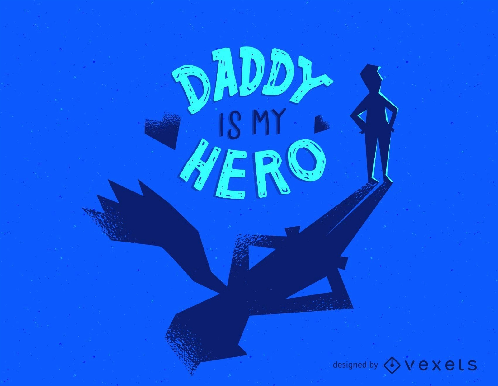 Daddy hero t-shirt design