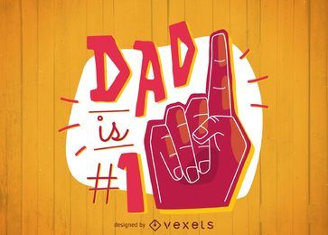 Number one dad t-shirt design Number one dad t-shirt design