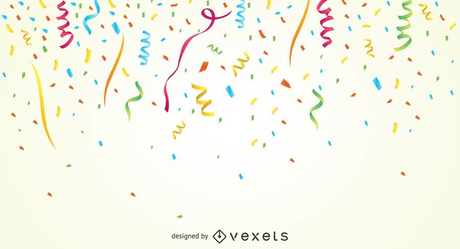 Colorful party confetti background Colorful party confetti background
