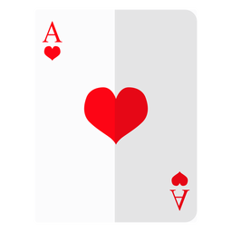 Ace Of Hearts Card Icon PNG & SVG Design For T-Shirts