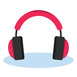 Audio Kopfhörer Symbol Musik PNG-Design