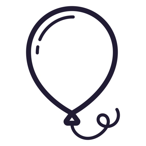 Baby balloon stroke icon - Transparent PNG & SVG vector file