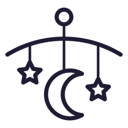 Ícone da campainha do berço Desenho PNG