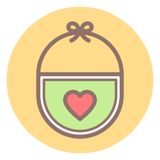 Download Baby Bib Circle Icon Transparent Png Svg Vector File