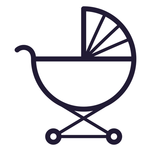 Download Baby carriage stroke icon - Transparent PNG & SVG vector file