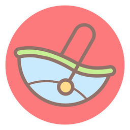 Baby hand carrier circle icon Transparent PNG