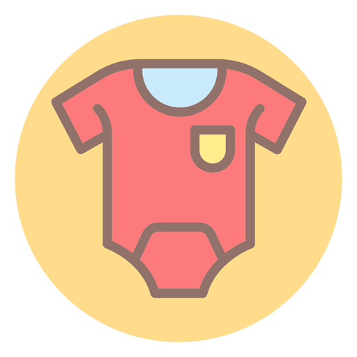 Baby romper circle icon - Transparent PNG & SVG vector file