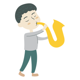 dibujos animados de saxofonista descargar png svg transparente dibujos animados de saxofonista