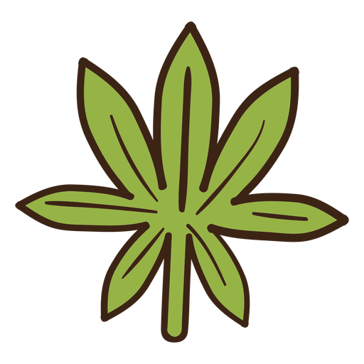 cartoon weed leaf png