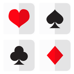 Icono de suites de tarjetas Diseño PNG