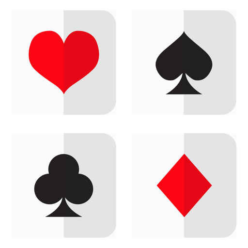 Icono de suites de tarjetas Diseño PNG