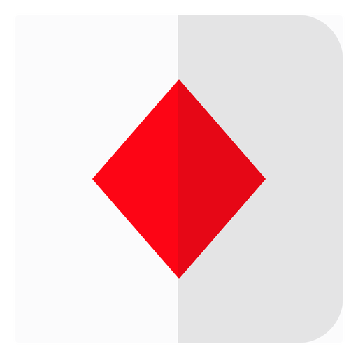 Diamanten-Kartensymbol PNG-Design