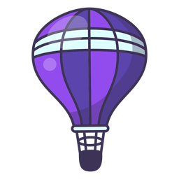 Globo de aire caliente clipart Diseño PNG