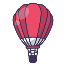 Heißluftballonvektor PNG-Design