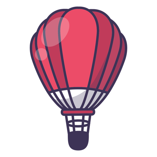 Hot air balloon vector