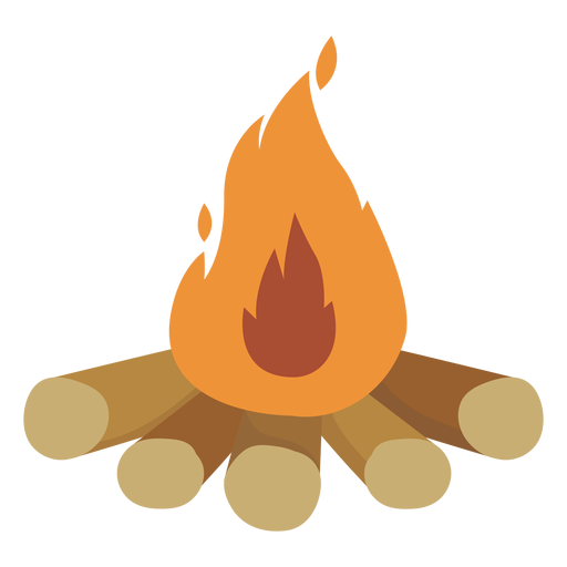 Indian campfire PNG Design