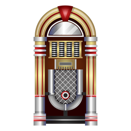 Jukebox Clipart PNG & SVG Design For T-Shirts