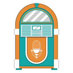 Ilustración de la máquina tocadiscos Diseño PNG