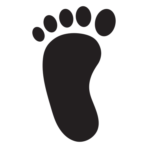 Download Left foot footprint silhouette - Transparent PNG & SVG ...