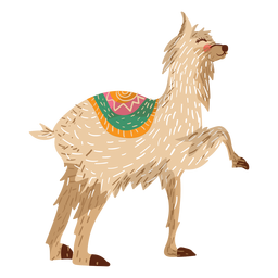 Llama animal illustration PNG Design