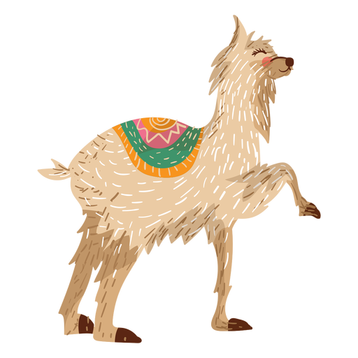 Lama Tier Illustration PNG-Design