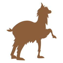 Silhueta de animais de lama Desenho PNG