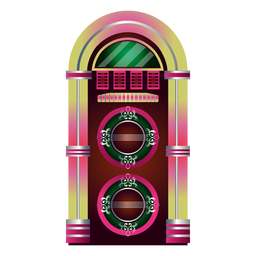 Musik Jukebox Clipart PNG-Design