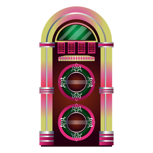 Ilustra?es de jukebox de m?sica Desenho PNG