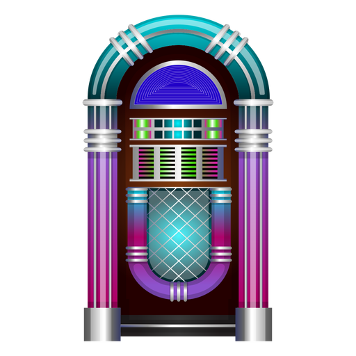 Music jukebox vector PNG Design