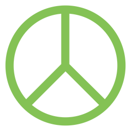 Peace symbol element