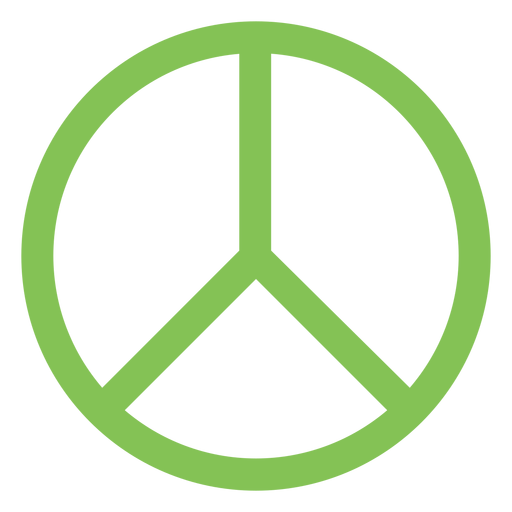 Peace symbol element PNG Design