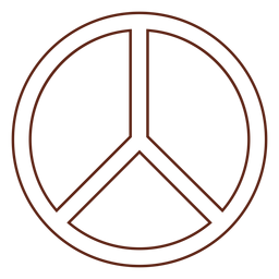 Peace Symbol Hippie Element Transparent Png Svg Vector File