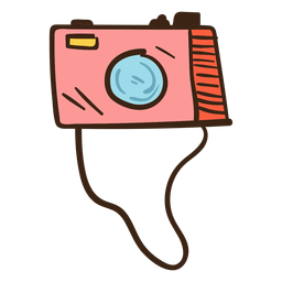 Doodle colorido da câmera fotográfica Transparent PNG