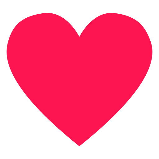 Red heart hippie element - Transparent PNG & SVG vector file