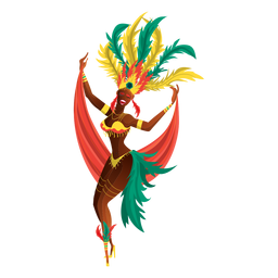 Rio Carnival Dancer  Transparent PNG