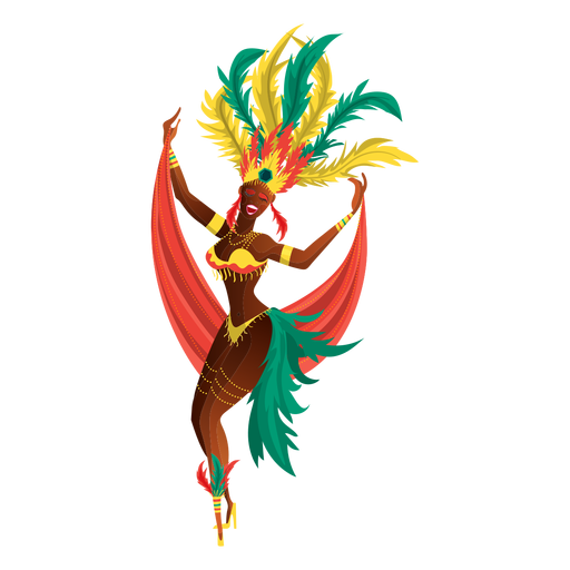 Rio Carnival Dancer  PNG Design