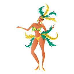 Rio carnival dancing Transparent PNG