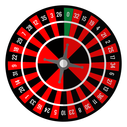 Icono de rueda de ruleta Diseño PNG