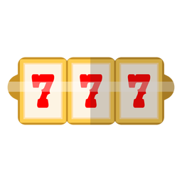 Three sevens slot icon Transparent PNG