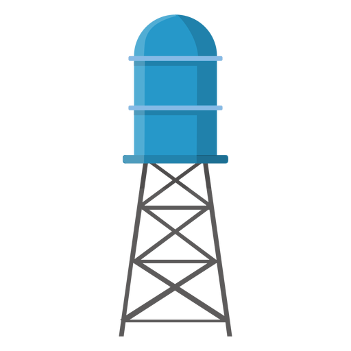 Elevated water storage tank illustration Transparent PNG Elevated water storage tank illustration Transparent PNG