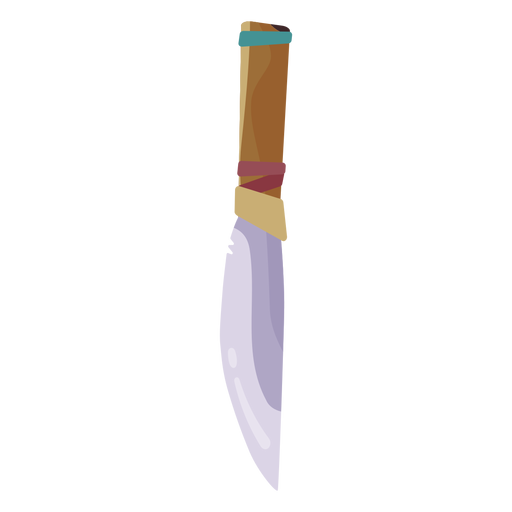 Ilustraci?n de cuchillo indio Diseño PNG