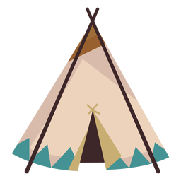 Native American Teepee Transparent PNG & SVG Vector