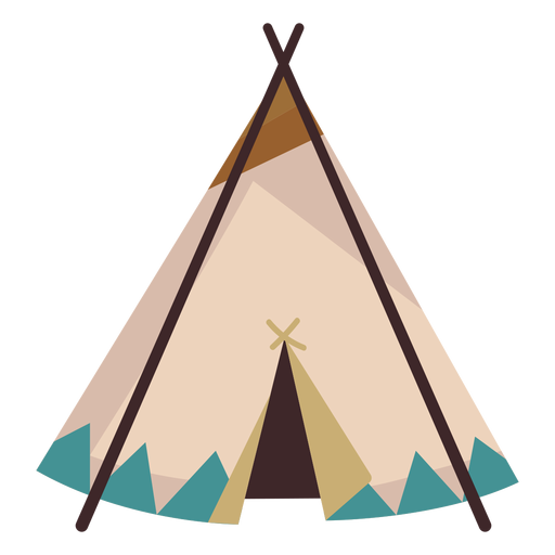 Indianer-Tipi PNG-Design