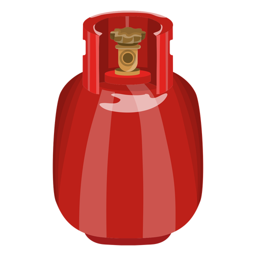 Realistic Red Gas Tank Illustration PNG Design