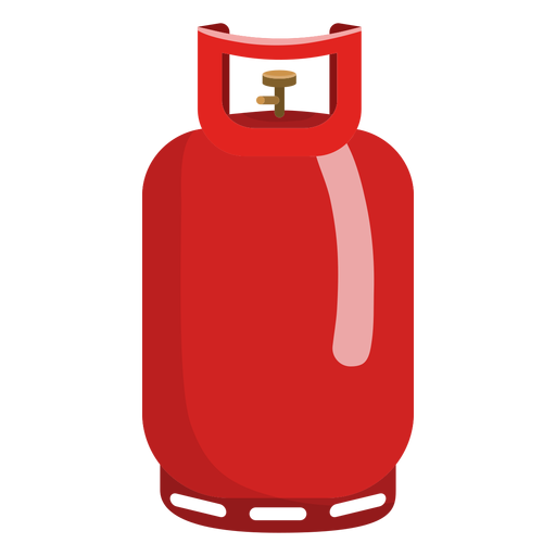 Ilustração do tanque de gás propano vermelho Baixar PNG/SVG Transparente