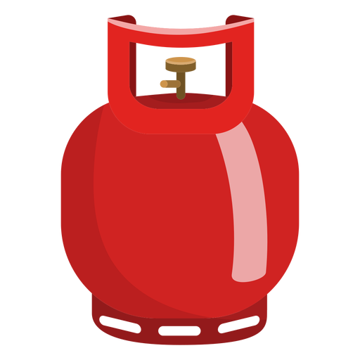 Small gas cylinder illustration PNG Design