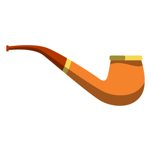 Tobacco pipe illustration PNG Design