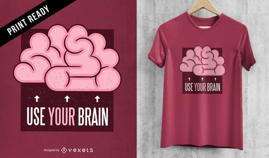Brain t-shirt design Brain t-shirt design