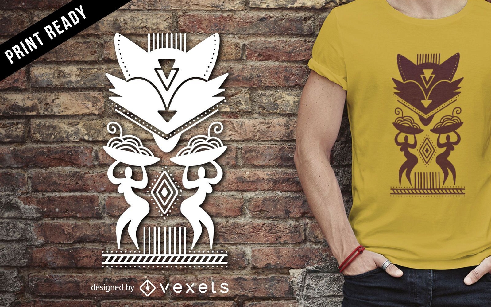 Design de camisetas tribais